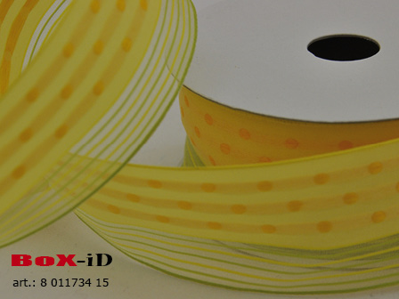 Doty Stripes wired 15 gelb 38mm x 15m